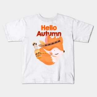 Cute foxes Kids T-Shirt